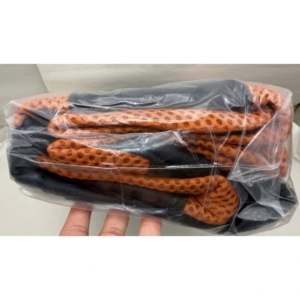 Golf Cart Seat Cover Fit For Club Car DS 2000-Up Front Seat Cushion Black/Orange